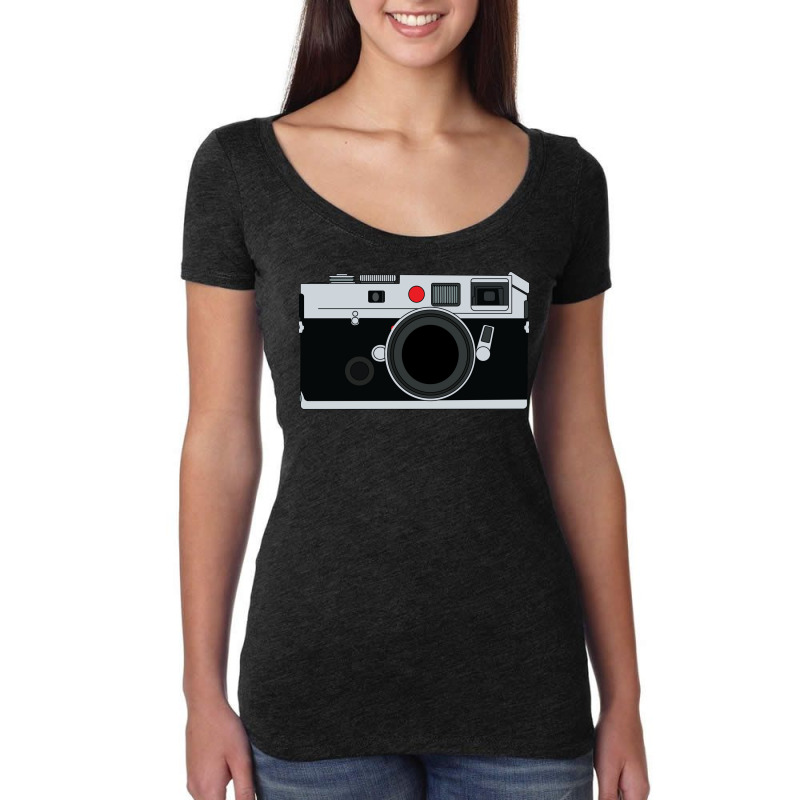 Vintage Camera Women's Triblend Scoop T-shirt by buddoxhardoe | Artistshot