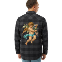 Vintage Cherub Angelic Angel Flannel Shirt | Artistshot