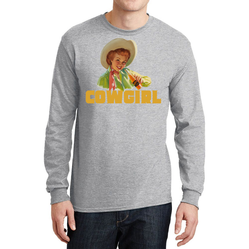 Vintage Cowgirl Long Sleeve Shirts by buddoxhardoe | Artistshot