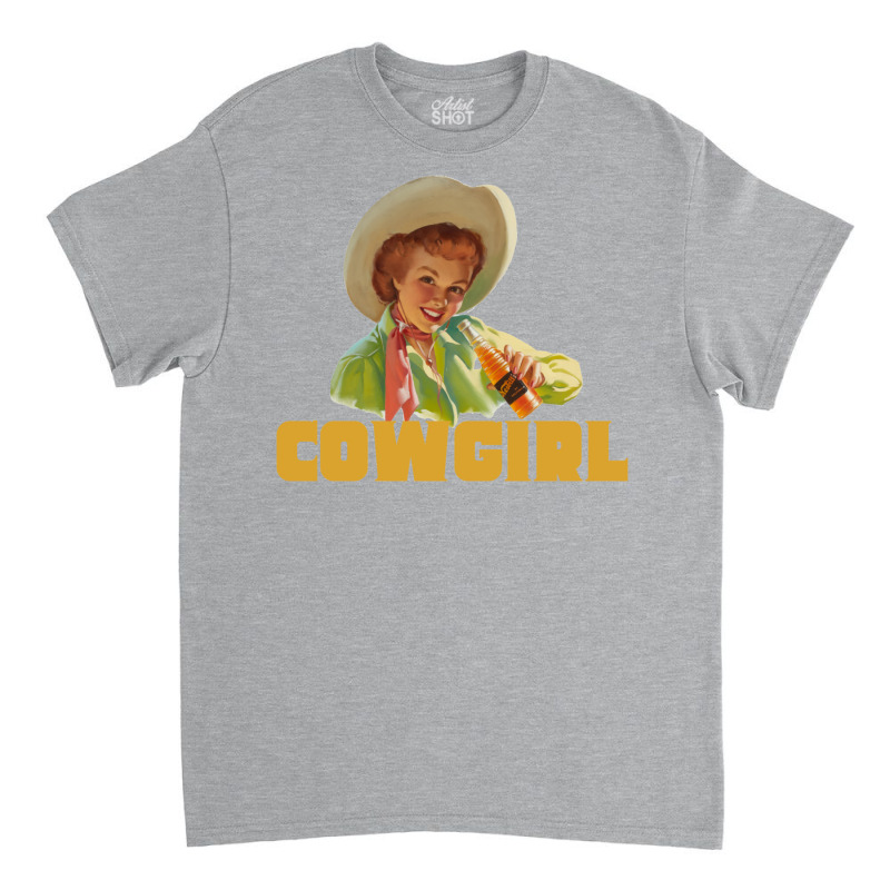 Vintage Cowgirl Classic T-shirt by buddoxhardoe | Artistshot