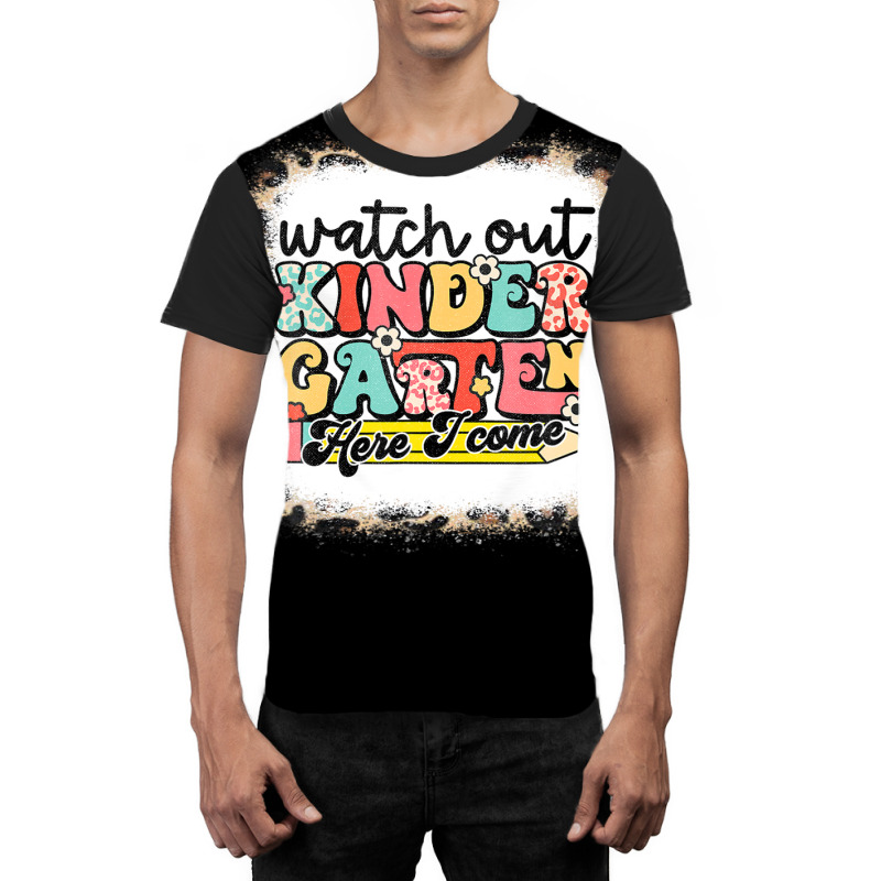 Watch Out Kindergarten Here I Come Teacher Back To School Graphic T-shirt by sromydivlevn | Artistshot