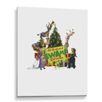 Shrek Group Shot Old Fashioned Swap Christmas Text Poster T Shirt Metal Print Vertical | Artistshot