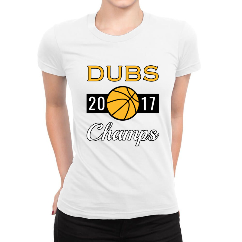 Dubs 2017 Champs 1 Ladies Fitted T-Shirt by ShelleyDoppelmayr | Artistshot