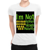 Pineappleim Not Inclined To Resign To Maturitysleeve Uniposter Vintage Ladies Fitted T-shirt | Artistshot