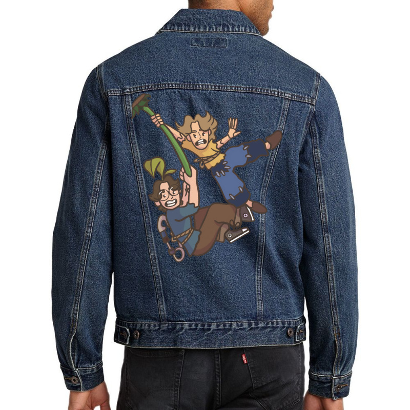 It Takes Two Redesign   L And C Men Denim Jacket | Artistshot