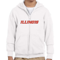 Illinois Fighting Illini Youth Zipper Hoodie | Artistshot