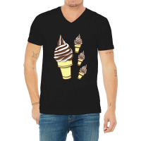 Ice Cream Addict V-neck Tee | Artistshot