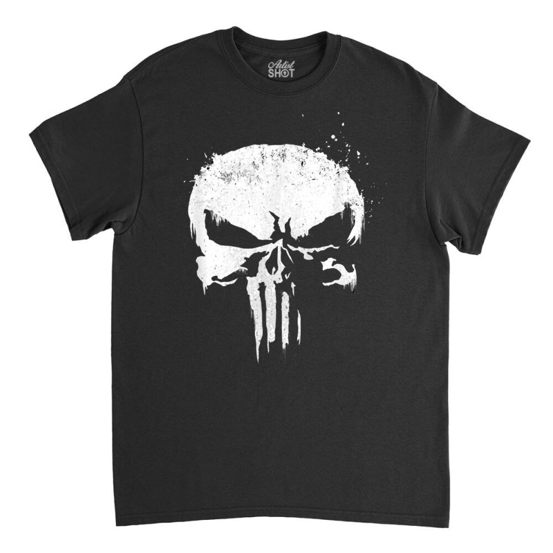 The White Skull Classic T-shirt by LeslyLindgren | Artistshot