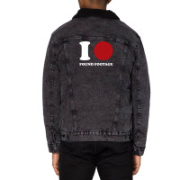 I Love Found Footage 1 Unisex Sherpa-lined Denim Jacket | Artistshot