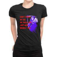 Grim Reaper Save Our Children From Pedophiles Ladies Fitted T-shirt | Artistshot