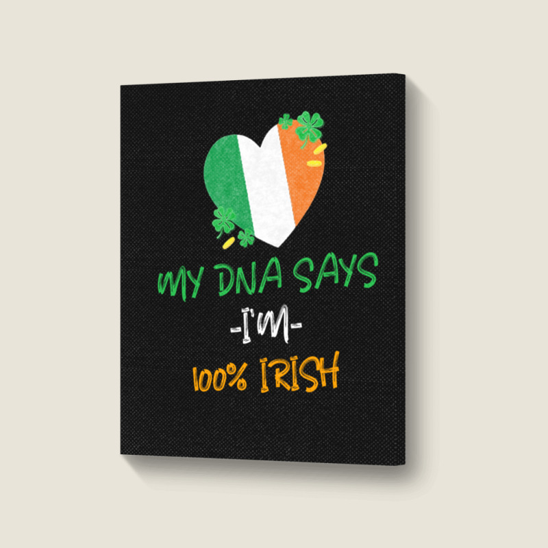 St. Patrick's Day Portrait Canvas Print | Artistshot