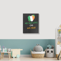 St. Patrick's Day Portrait Canvas Print | Artistshot