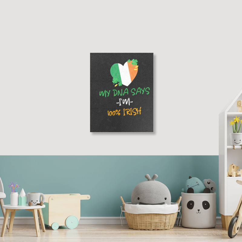 St. Patrick's Day Portrait Canvas Print | Artistshot