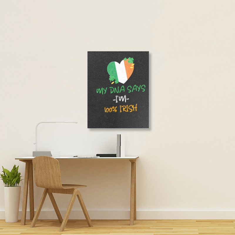 St. Patrick's Day Portrait Canvas Print | Artistshot