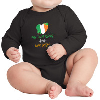 St. Patrick's Day Long Sleeve Baby Bodysuit | Artistshot