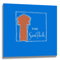 Hotel Sam Peck, Arkansas     Retro Mid Century Aesthetic Metal Print Square | Artistshot