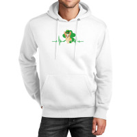 Chihuahua Dog Heartbeat Leprechaun Shamrock St Patricks Day Unisex Hoodie | Artistshot