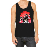 Tri Colo Chihuahua Valentines Day Dog Hearts Flowers Tank Top | Artistshot