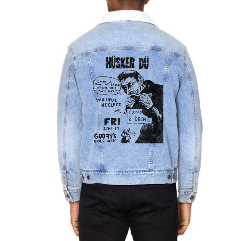 Husker Du Unisex Sherpa-lined Denim Jacket | Artistshot