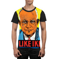 I Like Ike   Vintage Style Eisenhower Graphic Graphic T-shirt | Artistshot