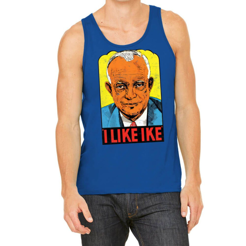 I Like Ike   Vintage Style Eisenhower Graphic Tank Top | Artistshot