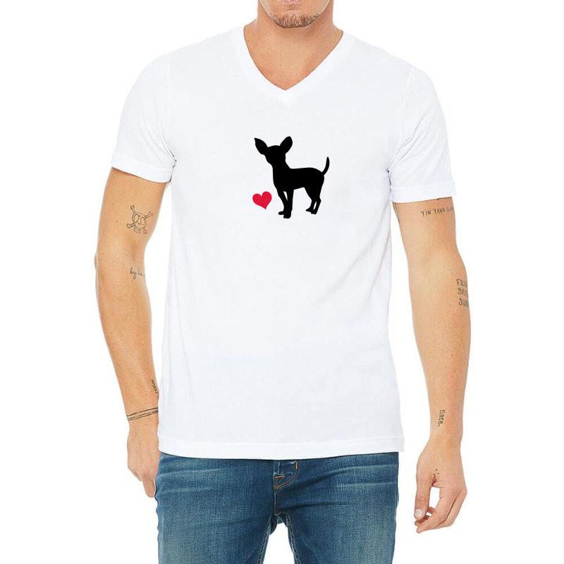 Chihuahua V-neck Tee | Artistshot