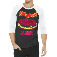 Big Wheel Ice Cream Sandwich 3/4 Sleeve Shirt | Artistshot