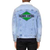 Illinois Central Railroad Unisex Sherpa-lined Denim Jacket | Artistshot