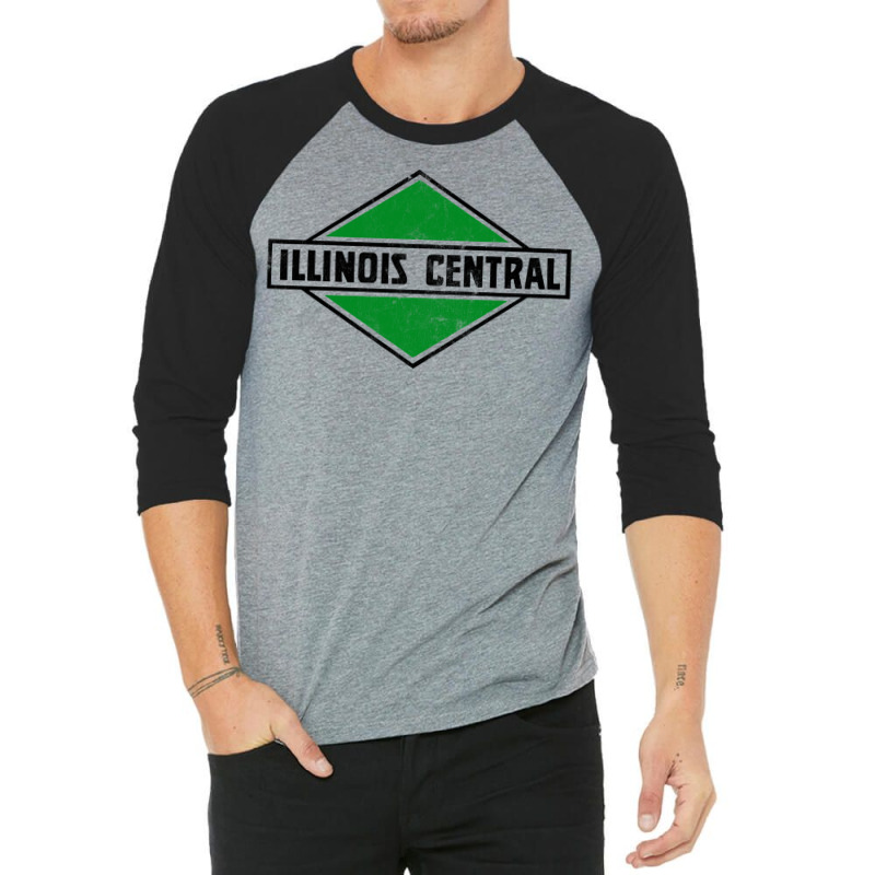 Illinois Central Railroad 3/4 Sleeve Shirt | Artistshot