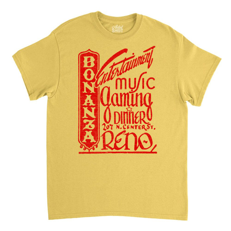 Bonanza Entertaining, Reno   Vintage 60s Diner Classic T-shirt | Artistshot