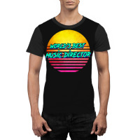 Retro 1980s Music Directing Graphic T-shirt | Artistshot