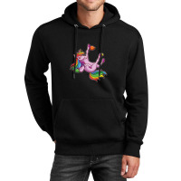 Funny Unicorn Rock Climbing Bouldering Rainbow Unisex Hoodie | Artistshot