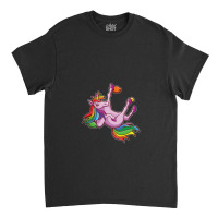 Funny Unicorn Rock Climbing Bouldering Rainbow 1 Classic T-shirt | Artistshot