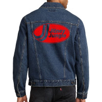 Jitney Jungle   Vintage Look Faded Design Men Denim Jacket | Artistshot