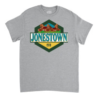 Jonestown   Addams Family Travel Badge Classic T-shirt | Artistshot