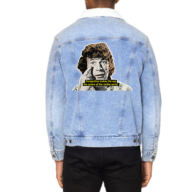 John Berger Fan Art Design Unisex Sherpa-lined Denim Jacket | Artistshot