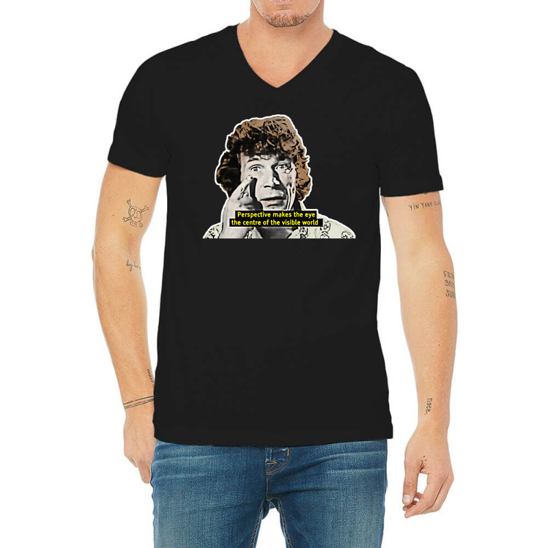 John Berger Fan Art Design V-neck Tee | Artistshot