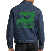 Burlington Northern Railroad Men Denim Jacket | Artistshot