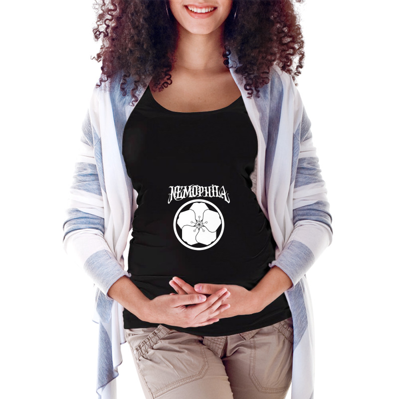 Nemophila 1 Maternity Scoop Neck T-shirt by ChristopherScottoLavino | Artistshot