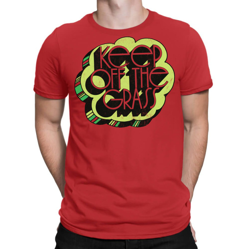 Keep Off The Grass 70s Retro Design T-shirt | Artistshot