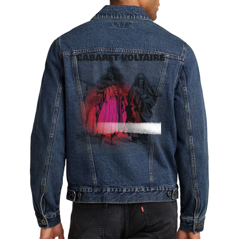 Cabaret Voltaire            Original Fan Art Design Men Denim Jacket | Artistshot