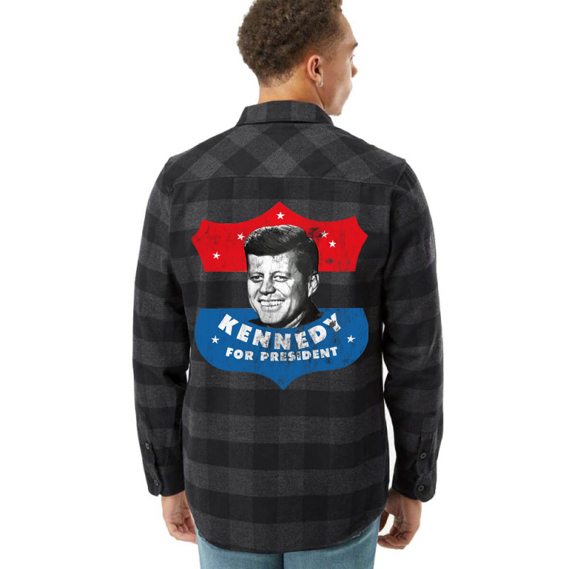 Kennedy For President Flannel Shirt | Artistshot