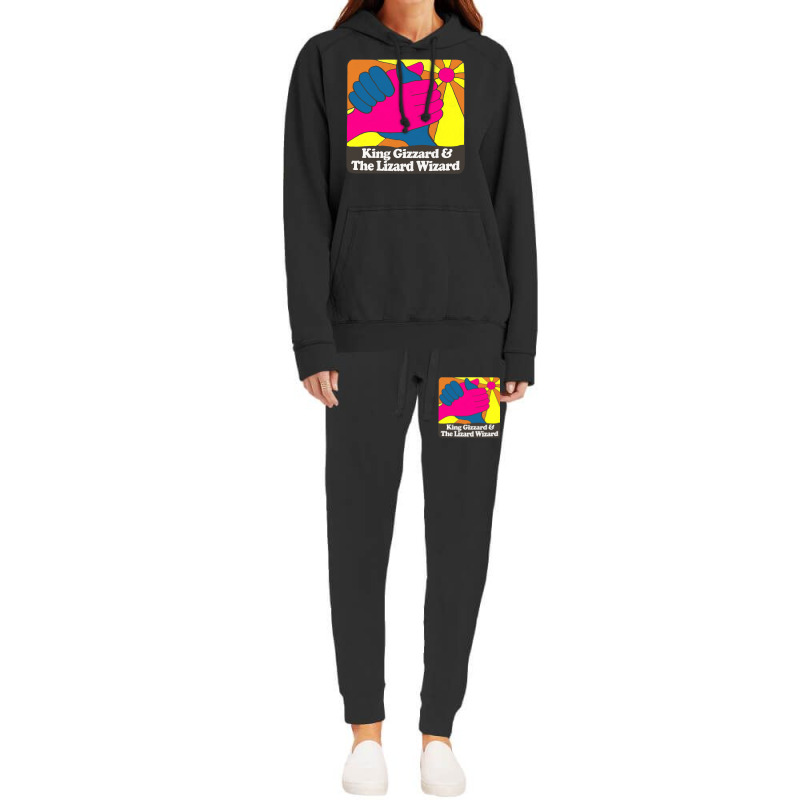 King Gizzard And The Lizard Wizard ∆ Retro Fan Art Design Hoodie & Jogger Set | Artistshot