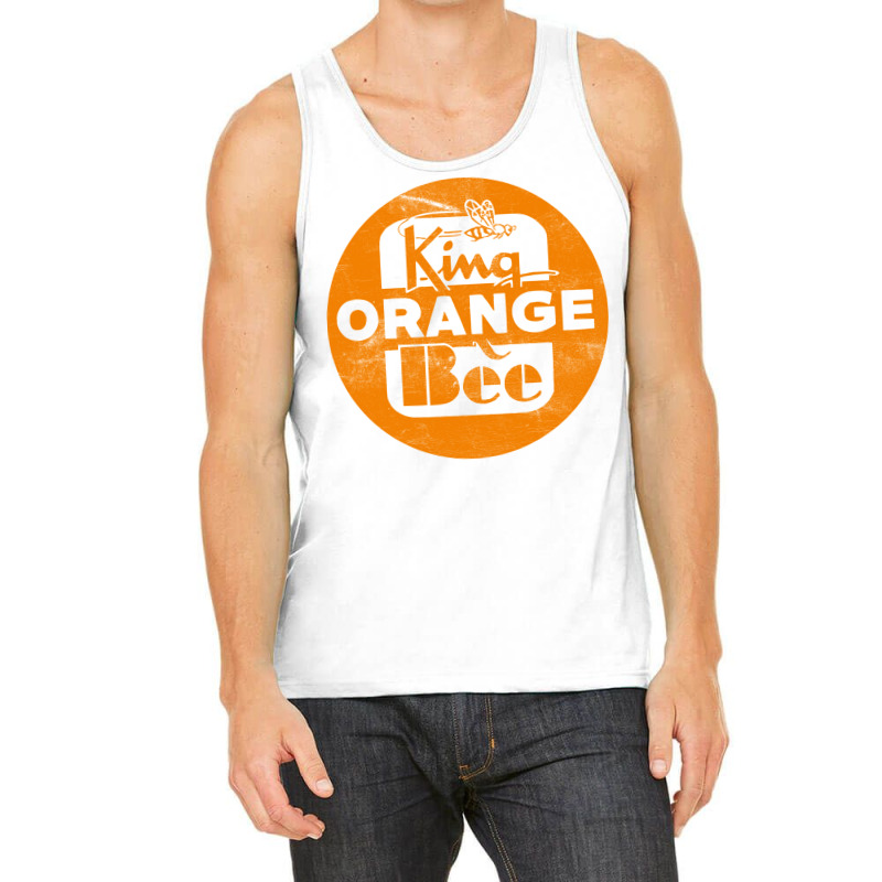 King Orange Bee          Vintage Faded Style Aesthetic Design Tank Top | Artistshot