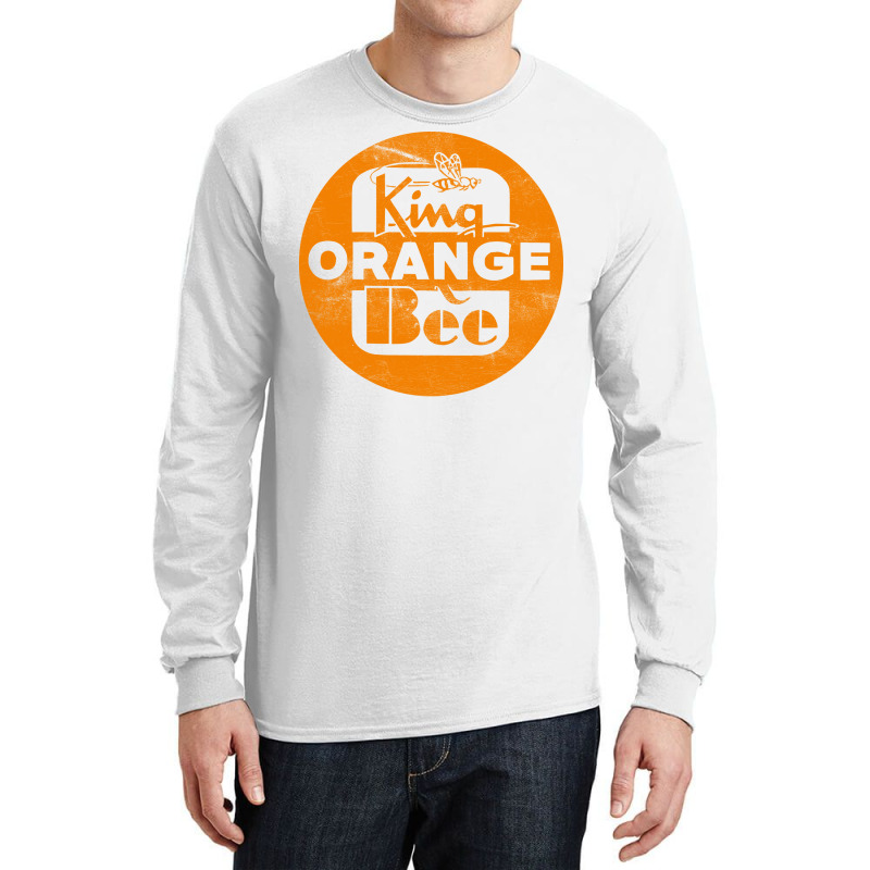 King Orange Bee          Vintage Faded Style Aesthetic Design Long Sleeve Shirts | Artistshot