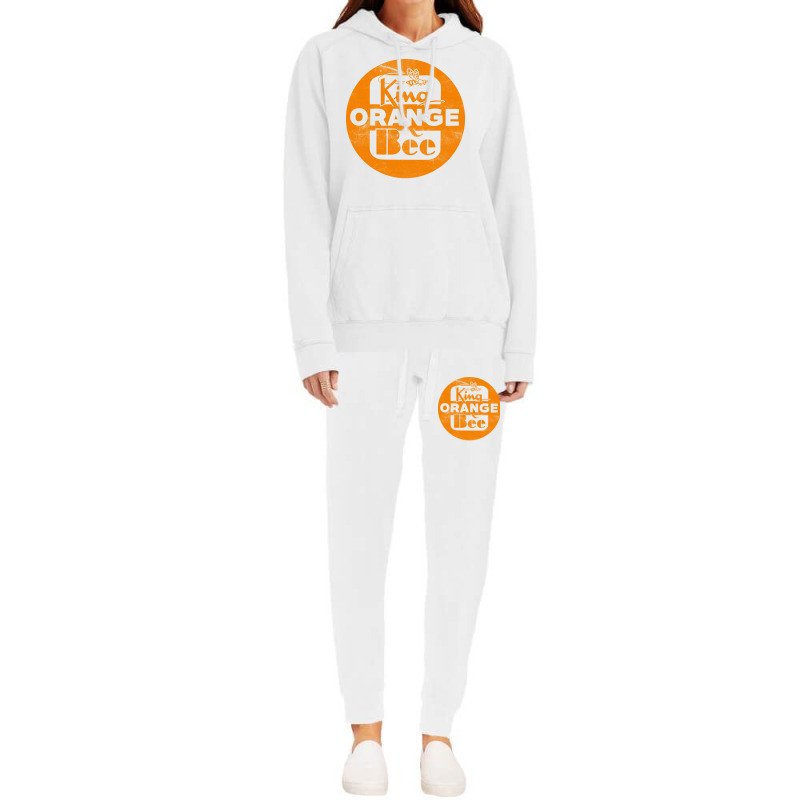 King Orange Bee          Vintage Faded Style Aesthetic Design Hoodie & Jogger Set | Artistshot