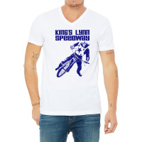 King's Lynn Speedway 70s Design V-neck Tee | Artistshot