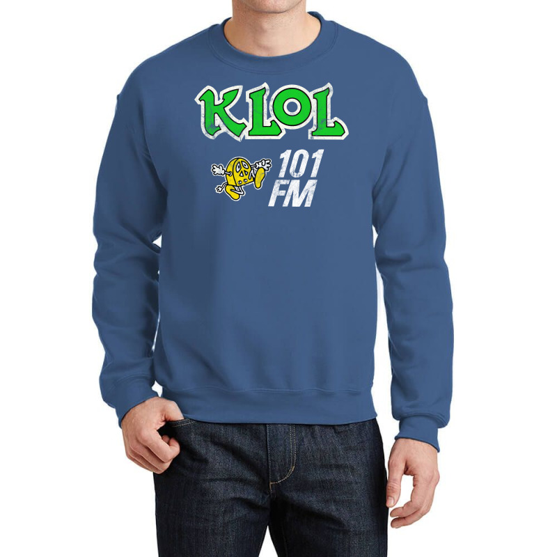 Klol Houston  80s Radio Crewneck Sweatshirt | Artistshot