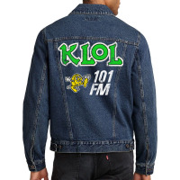 Klol Houston  80s Radio Men Denim Jacket | Artistshot