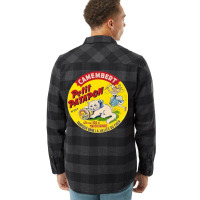 Camembert Petit Patapon     Vintage Francophile Cheese Label Flannel Shirt | Artistshot